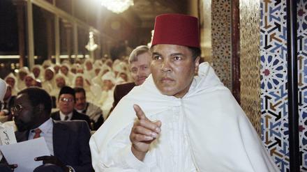 Ramadan in Rabat. Muhammad Ali 1998 in Marokko.