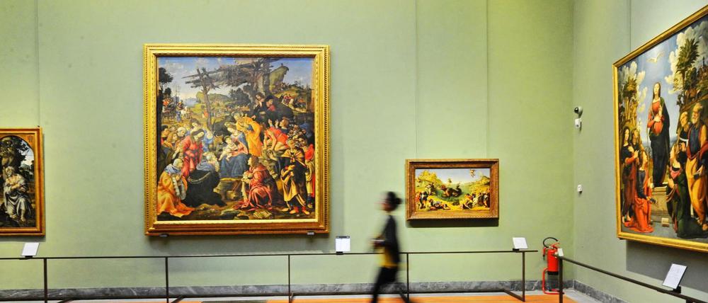 Ausstellungsraum der Uffizien