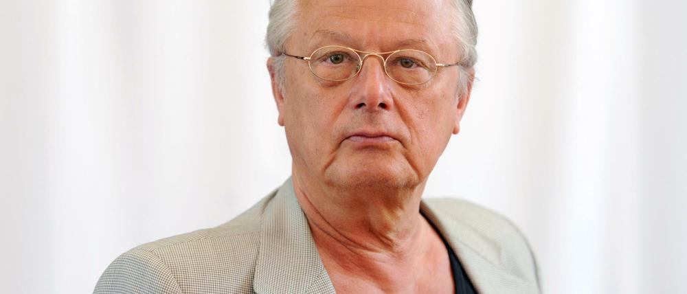 Regisseur Frank Castorf, seit 24 Jahren Intendant der Berliner Volksbühne am Rosa-Luxemburg-Platz. 