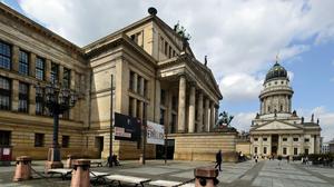 Das Konzerthaus am Gendarmenmarkt in Berlin Mitte.  