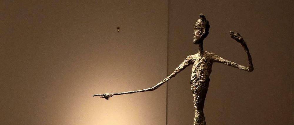 Giacomettis "Zeigender Mann".
