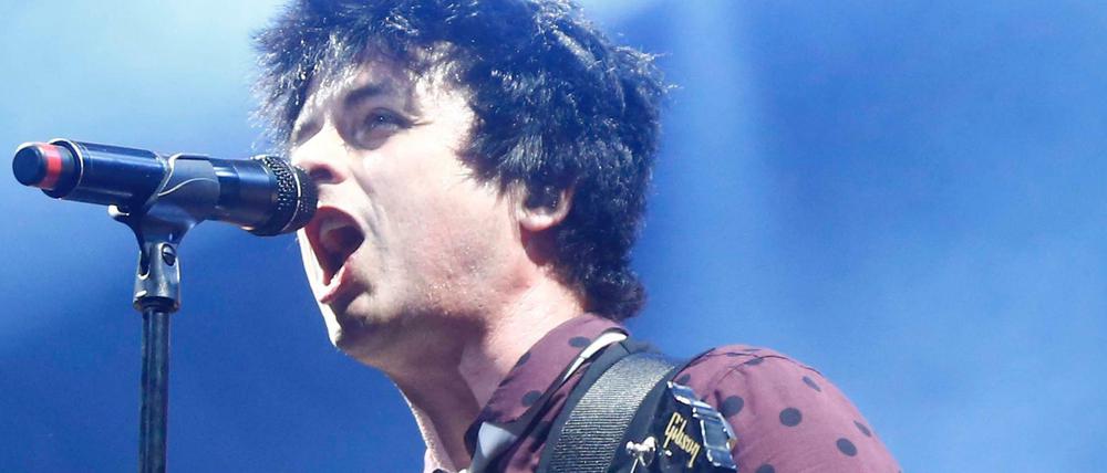 Billie Joe Armstrong von Green Day in Berlin.