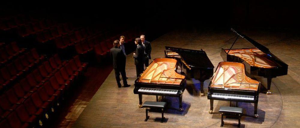 Das Gershwin Piano Quartet.