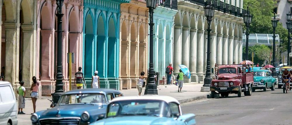 Eine Straße in Havanna.