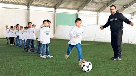 Fußball vereint. Mit Unicef veranstaltet das Goethe-Institut Beirut ein syrisch-libanesisches Turnier. 