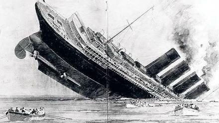 Untergang vor 100 Jahren. Thomas Mann sah in der Lusitania das „freche Symbol der englischen Seeherrschaft“. 