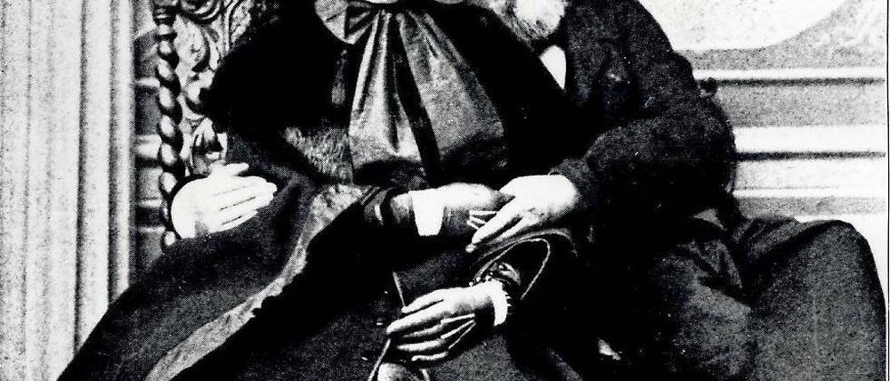 Der dichtende Quartalssäufer und sein Lebensglück. Fritz Reuter mit seiner Ehefrau Luise, um 1870. Foto: picture-alliance/akg-images