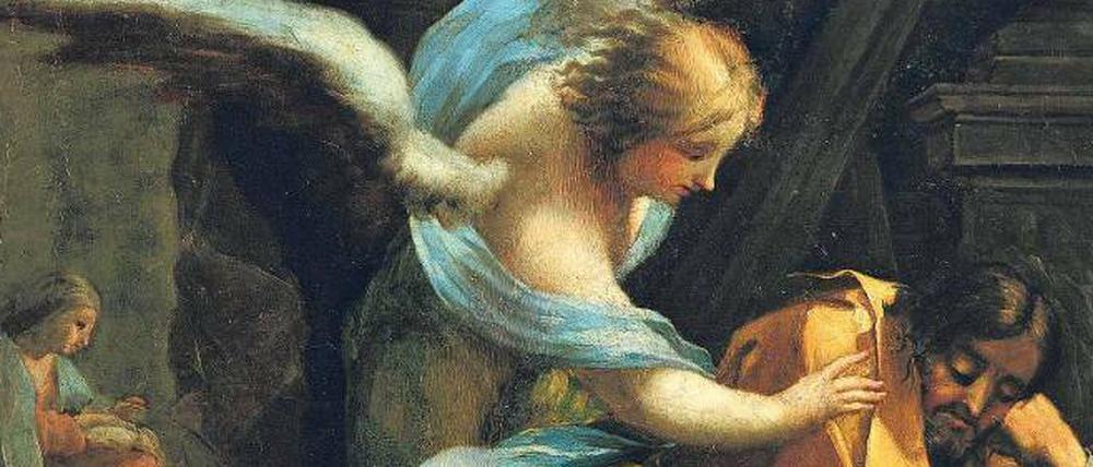 Den Seinen gibt’s der Herr im Schlaf. Am Anfang war Weihnachten eine Erscheinung des Stiefvaters: Goyas Gemälde „Der Traum des heiligen Joseph“, um 1770. Foto: bpk/Alfredo Dagli Orti