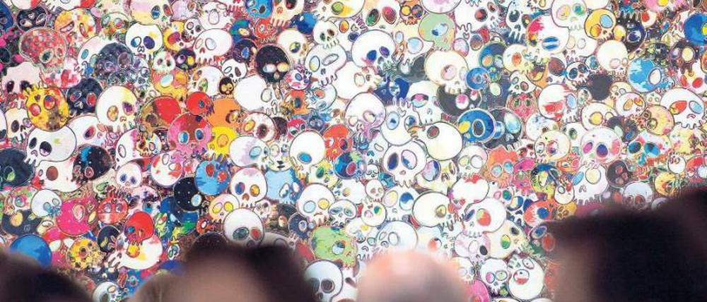 Martkführer. Die Gagosian Gallery bietet Werke im Wert von 250 Millionen Dollar, darunter eine Arbeit von Takashi Murakami. Foto: dpa