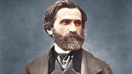 Gastwirtssohn.Geboren wurde Giuseppe Verdi am 10. Oktober 1813 in Le Roncole. Am 27. Januar 1901 starb er in Mailand. Das Porträt entstand im Jahre 1870. 