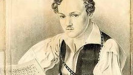 Ist er es? Die erst in diesem Frühjahr entdeckte Bleistiftzeichnung von August Hoffmann aus dem Jahr 1833 könnte ein Porträt Georg Büchners sein. 