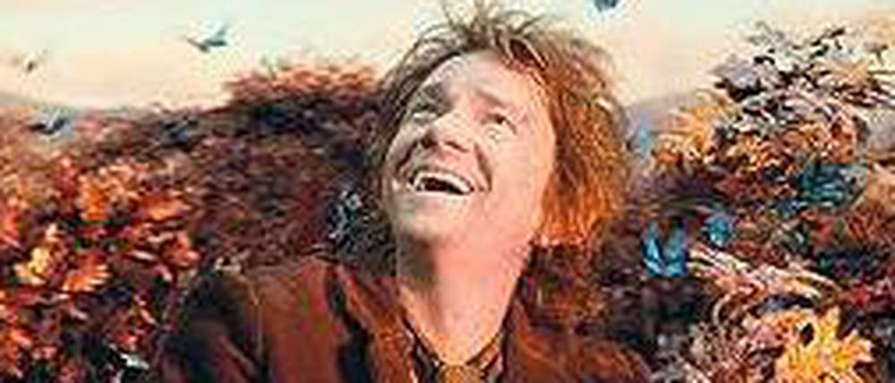 Das Lachen vergeht ihm noch- Der Hobbit Bilbo (Martin Freeman) wird bald in die Höhle des Ungeheuers geschickt. 