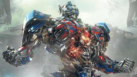 Kämpfen bis zur letzten Schraub: der Transformer Optimus Prime. 