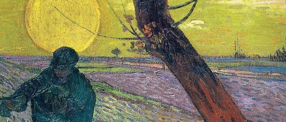 Vincent van Gogh wurde 1888 von japanischen Holzschnitten zum „Sämann“ inspiriert.