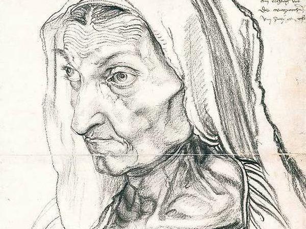 Albrecht Dürer. Barbara, die Mutter des Künstlers, 1514.