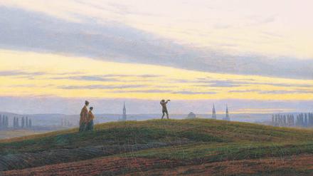 Dresdens Silhouette als Seelenlandschaft. Caspar David Friedrichs „Der Abendstern“, um 1830. 
