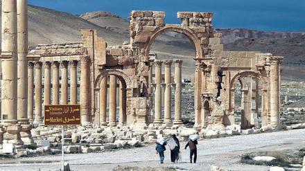Gemeinsames Erbe. Der Triumphbogen von Palmyra ist wohl unlängst vom IS zerstört worden. Bilder davon gibt es nicht. 