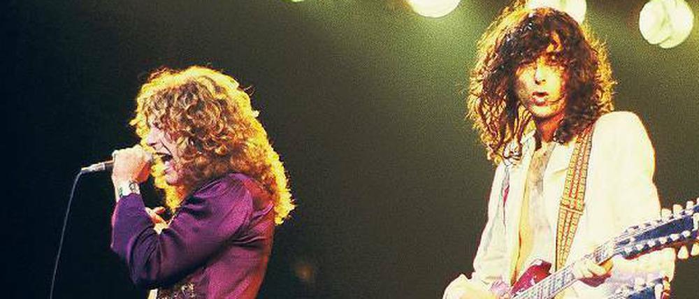 Robert Plant (links) und Jimmy Page