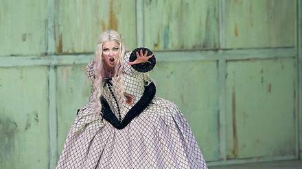 Erblondet. Anna Netrebko als Leonora in Verdis „Trovatore“.