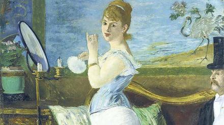 Vor dem Spiegel. Manet schuf das Bild der "Nana" 1877 als moderne Version einer "Venus".