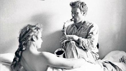 Spiel’s noch einmal, Krzysztof. Komeda mit seiner Frau Zofia, 1958. 