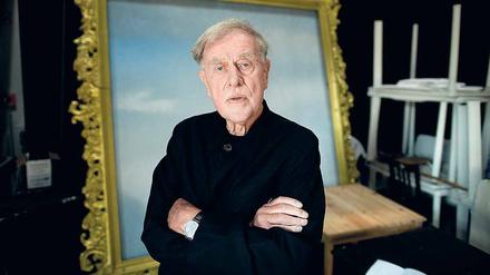 Vergoldet. Theaterdirektor und Regisseur Claus Peymann, geboren am 7.6.1937 in Bremen.