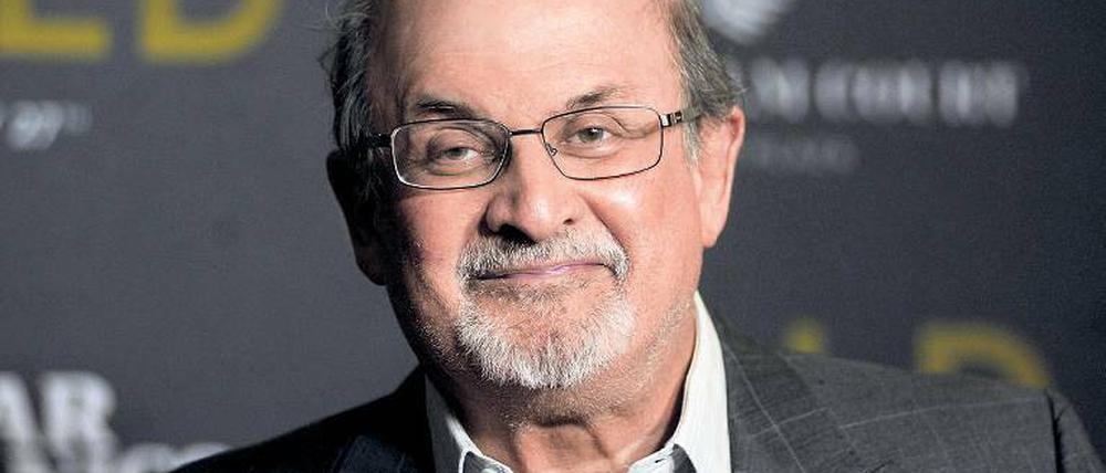Ihn traf Khomeinis Fatwa. Salman Rushdie, Autor der „Satanischen Verse“.