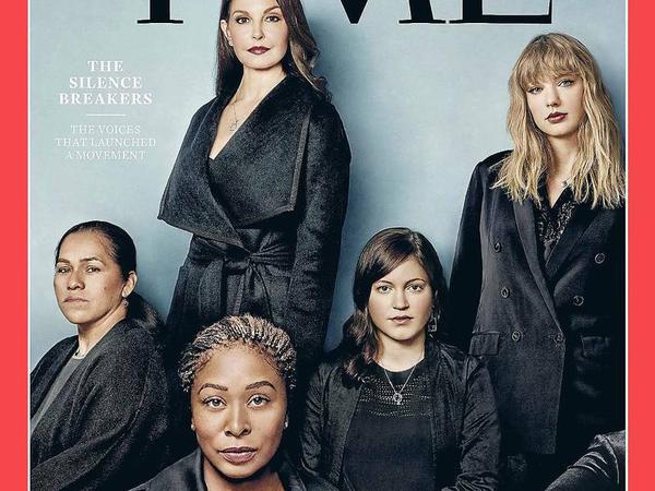 Das US-Magazin "Time" kürte fünf "Silence Breakers" zur "Person des Jahres". Mutige Frauen, die das Schweigen über sexuellen Missbrauch gebrochen haben: die Schauspielerin Ashley Judd, die Sängerin Taylor Swift, die Lobbyistin Adama Iwu, die IT-Expertin Susan Fowler und die Landarbeiterin Isabel Pascual. 