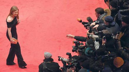 Gleichberechtigung auf dem roten Teppich. Julia Jentsch als Mitglied der Jury bei der Berlinale 2017. 