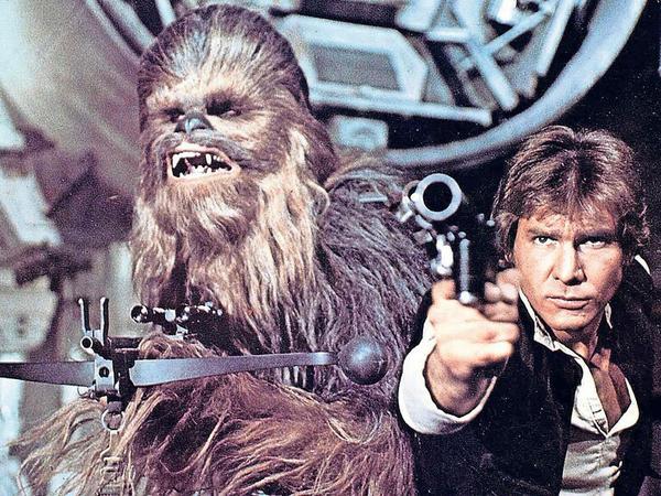 Als Han Solo in den „Star Wars“-Filmen hatte Harrison Ford 1977 seinen internationalen Durchbruch.