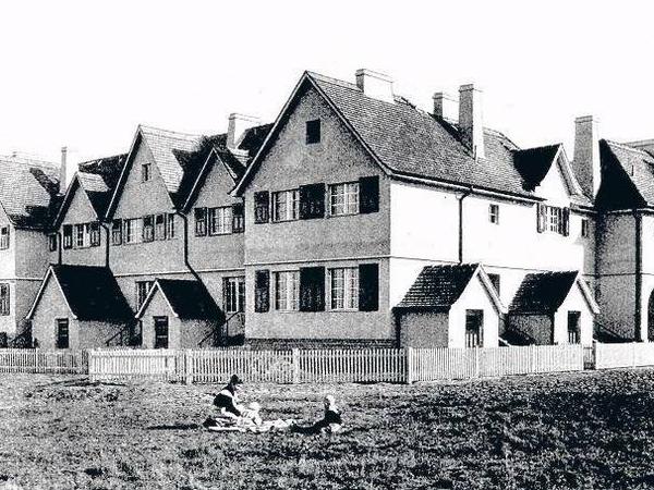Historisch: Die Preußensiedlung nach ihrer Fertigstellung im Jahr 1913.