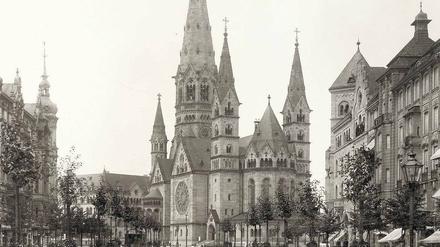 Vorher: Max Missmann fotografiert Tauentzien und Gedächniskirche 1905