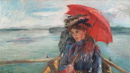 Das „Fräulein Heck“ bannte Lovis Corinth 1897 auf dem Starnberger See in impressionistisches Licht. 