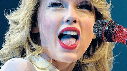 Selbst ihre Gefühle wirken einstudiert. US-Sängerin Taylor Swift, 24. Foto: dpa-bildfunk
