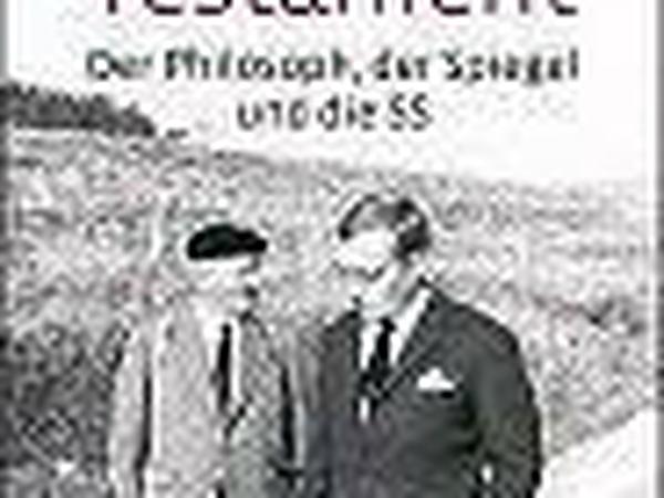 Das Cover von Hachmeisters Buch: Heidegger und Augstein