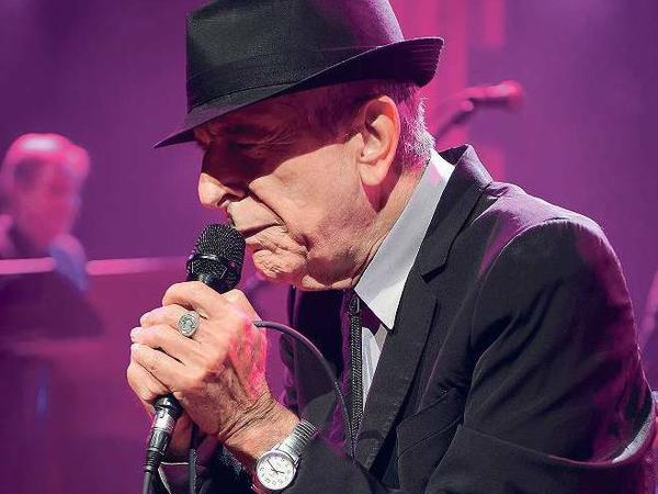 Oden an die Freude. Leonard Cohen 2013 beim Jazzfest in Montreux. 
