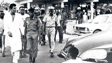 Stich wie eine Biene! Muhammed Ali 1974 in Kinshasa, elf Tage vor dem Kampf.