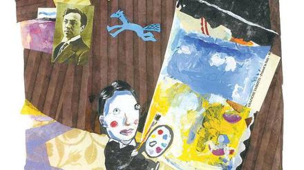 Der Maler und das blaue Pferd. So beginnt Daan Remmerts de Vries sein wunderbares Bilderbuch über den Maler Wassily Kandinsky.