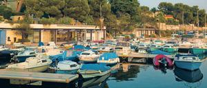 Vom Traum zur Traumatisierung. Bootshafen in Juan Les Pins an der Côte d’Azur, eine der Stationen der Familie Frank.