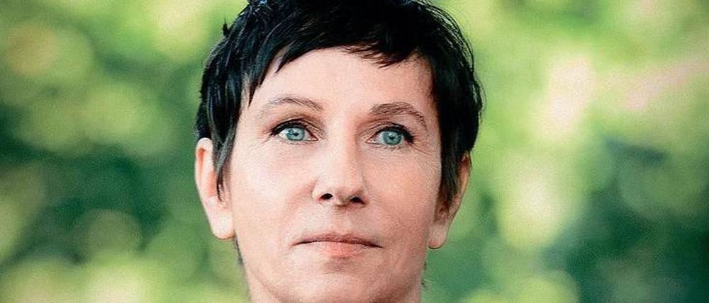 Die Schriftstellerin Angelika Klüssendorf. Sie wurde 1958 in Ahrensburg geboren. 
