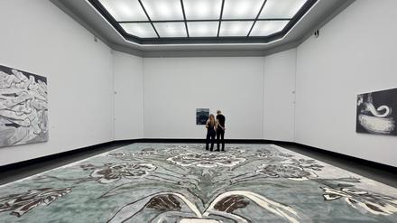 Blick in die Ausstellung „Luc Tuymans – Edith Clever“ in der Akademie der Künste am Pariser Platz.