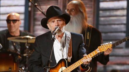 Merle Haggard bei den Grammys im Januar 2014.