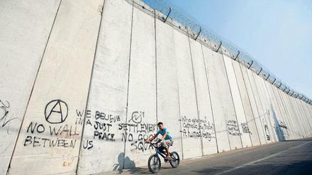 Die Mauer zwischen Israel und Palästina