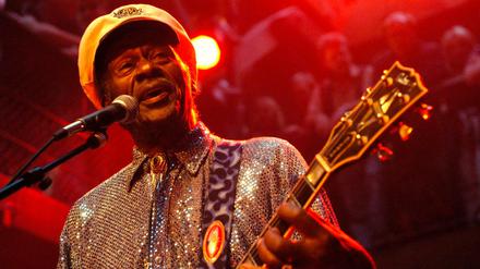 Rock'n'Roll-Legend Chuck Berry (1926-2017).