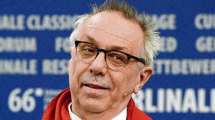 Berlinale-Chef Dieter Kosslick auf der Pressekonferenz der Internationalen Filmfestspiele Berlin zur 66. Berlinale.