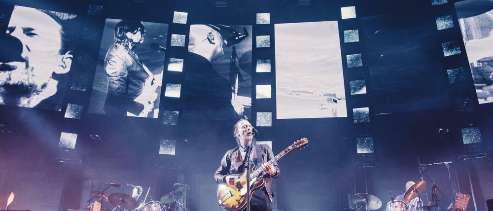 Radiohead beim Auftritt im Zenith de Paris im Mai 2016. 