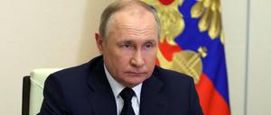 Russlands Präsident Wladimir Putin spielt mit der Angst vor einem Atomkrieg.