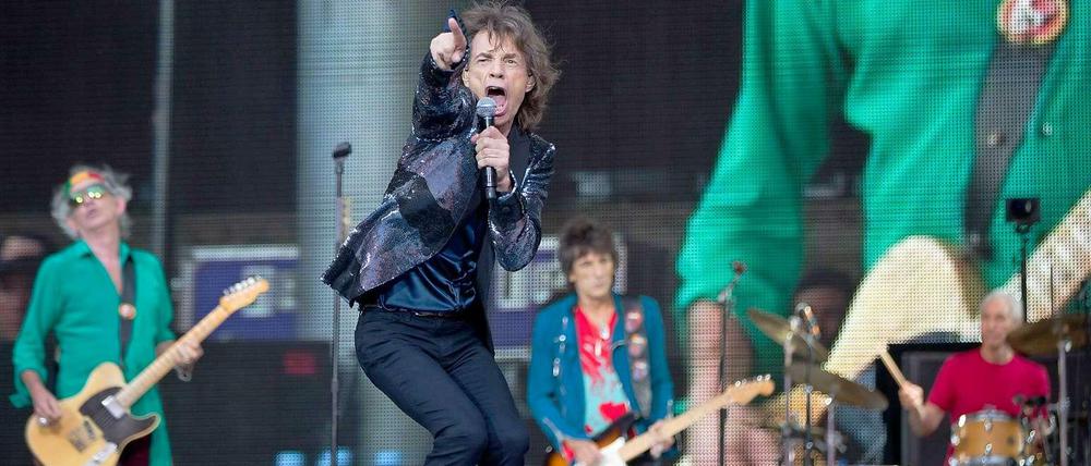 Rolling-Stones-Frontmann Mick Jagger (70) fegte über die Bühne und bot den Fans eine großartige Show. 
