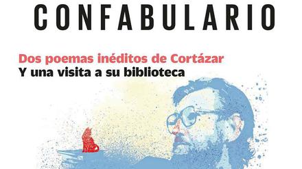 Immer noch gut für Titelgeschichten. Das Cortázar gewidmete Cover von "Confabulario".