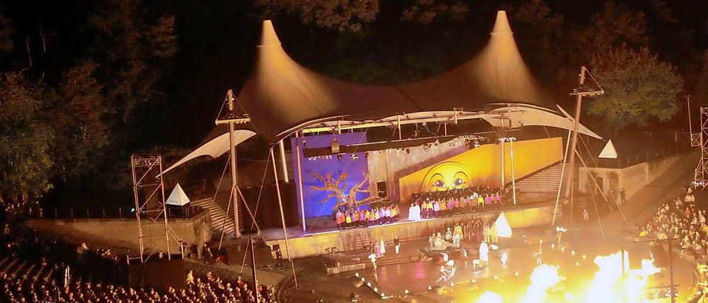 Die "Zauberflöte" der Deutschen Oper in der Waldbühne